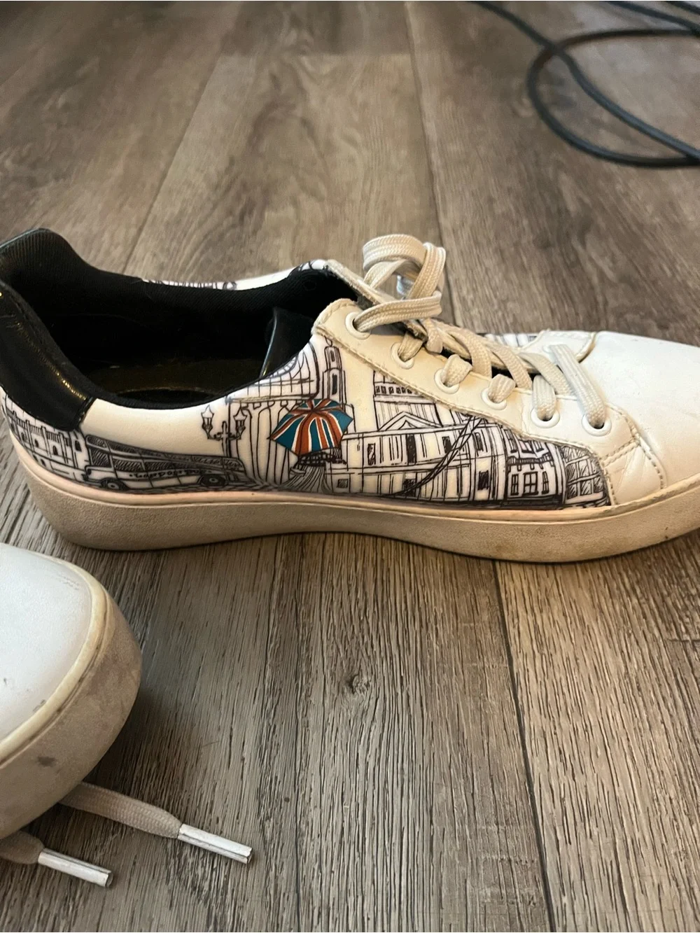 Michael Kors White London Sneakers